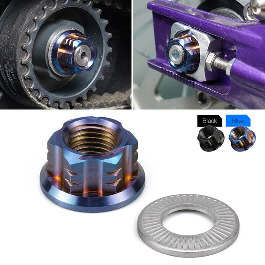 For Surron light bee X Primary Belt Pulley Nut & Rear Axle Nut light bee S light bee L1E Segway X160 X260 Electric Dirt Bike RISE DEFENSE SYSTEMS.AI PRODUCTS
