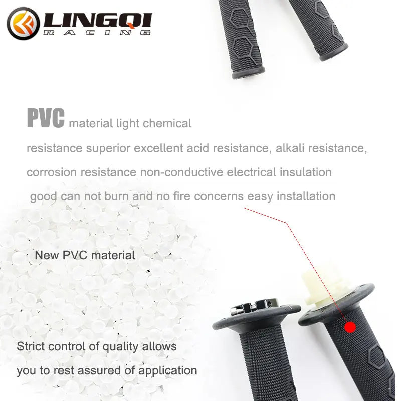 LINGQI Motorcycle Throttle Handle Bar Cover for SURRON Ultra Bee Pit Dirt Bike SUR RON SUR-RON Original 23mm Rubber Grips Parts RISE DEFENSE SYSTEMS.AI PRODUCTS