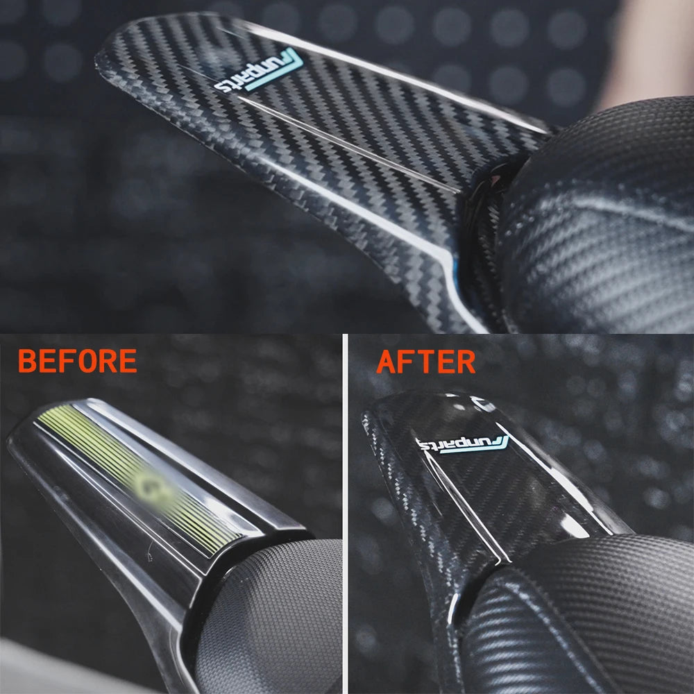 Funparts Carbon Fiber Motorcycle Rear Fender Mudguards For Surron Sur-Ron Sur Ron Lightbee Light Bee X S L1E Electric Bike RISE DEFENSE SYSTEMS.AI PRODUCTS