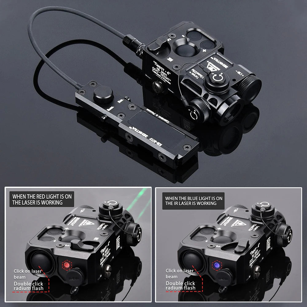 Green Laser&Infrared IR 850NM Night Vision Flashlight, Aluminum Alloy Torch Remote Control Switch, Night Hunting;Outdoor Camping RISE DEFENSE SYSTEMS.AI PRODUCTS