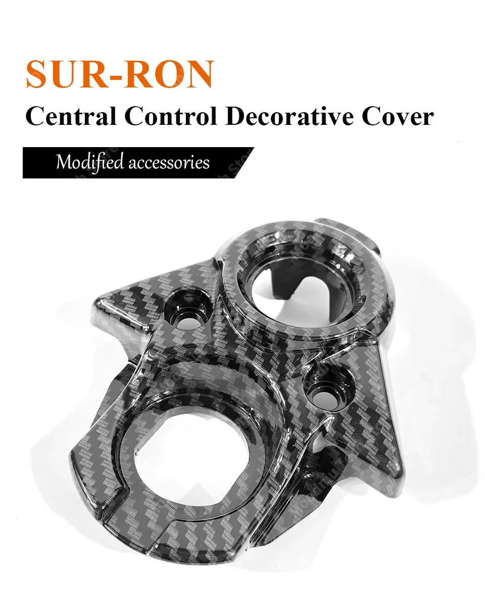 For Sur-Ron Light Bee X Segway X260 SUR RON Carbon Fiber Central Control Decorative Cover Off-Road SURRON Key Plate RISE DEFENSE SYSTEMS.AI PRODUCTS