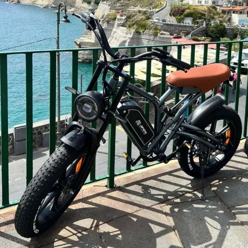 Adults Electric Bike JANSNO X50 750W 48V14AH Removable batteries Fat Tire 20"*4 Off Road Mountain Ebike 25MPH Moped Style Ebike RISE DEFENSE SYSTEMS.AI PRODUCTS