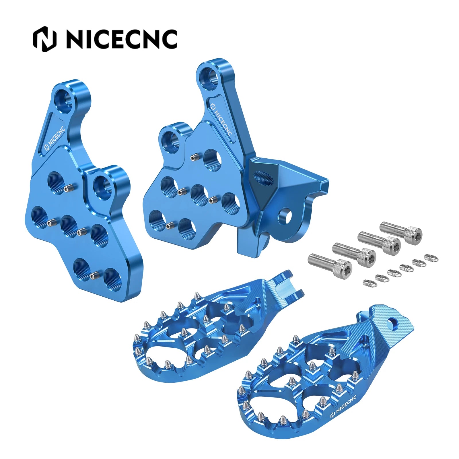 NICECNC For Surron Light Bee X S L1E Segway X160 X260 Surron Electric Dirt Bike Enlarged Footrest Pedal Foot Pegs Bracket Holder RISE DEFENSE SYSTEMS.AI PRODUCTS