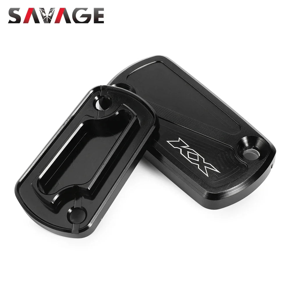 Front Brake Clutch Reservoir Covers For KAWASAKI KX450 2019-2023 KX250 2021 Motorcycle Rear Brake Fluid Cylinder Cap KX 250 450 RISE DEFENSE SYSTEMS.AI PRODUCTS