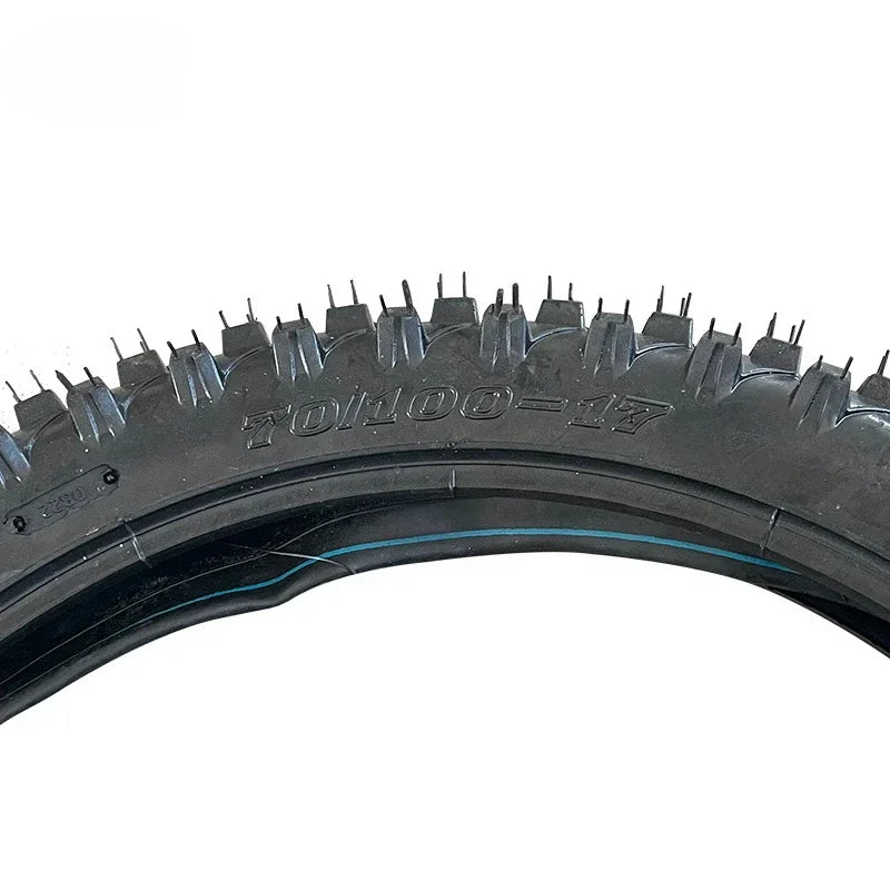 Off Road Tire  70/100-17 Inner And Outer Tires For Mud Pit Motorcycle Off Road Motorcycle 17 Inch Rear/Front Wheel RISE DEFENSE SYSTEMS.AI PRODUCTS