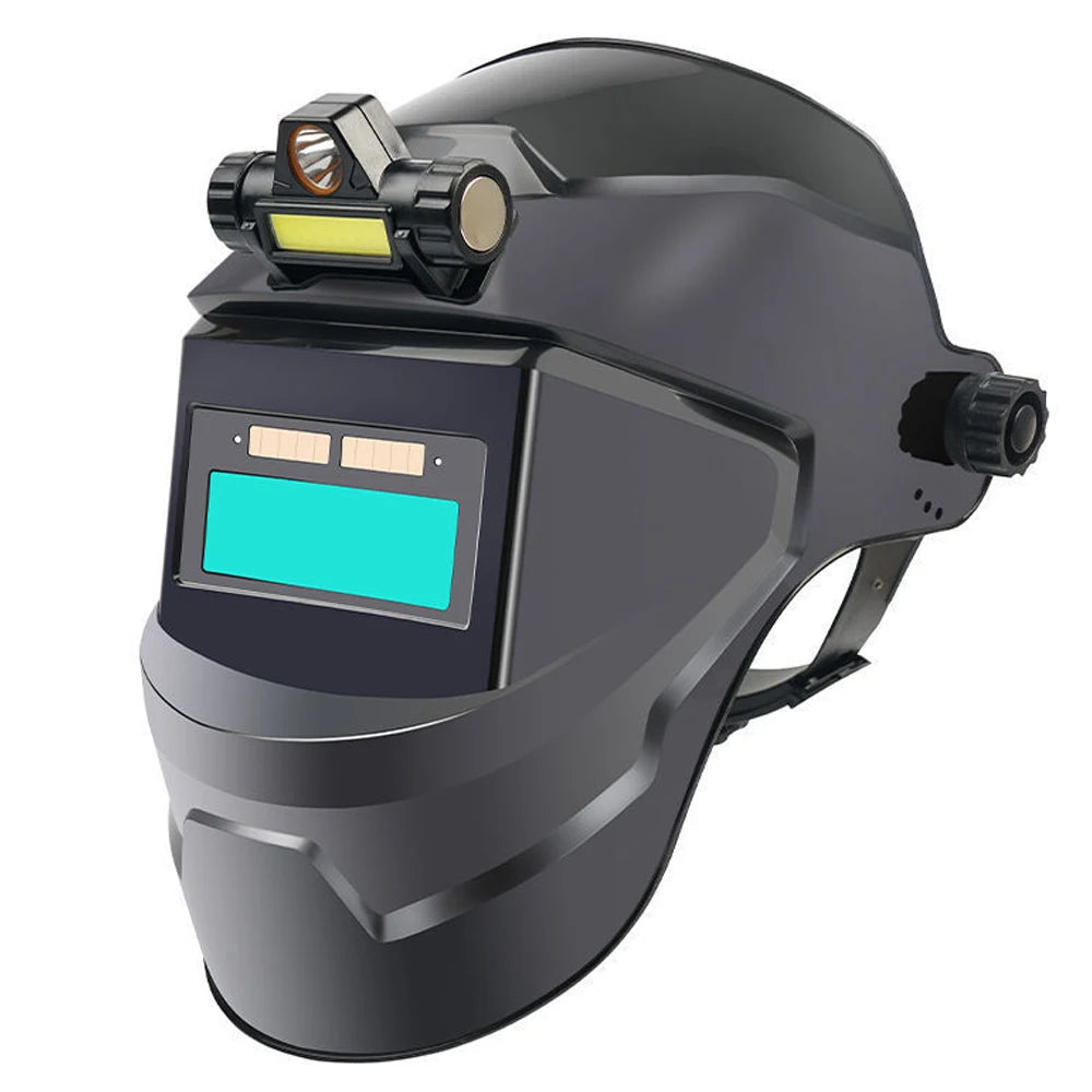 Welding Mask Solar Automatic Dimming Large View True Color 130℃ High Temperature Resistant Welder Auto Darkening Welding Helmet RISE DEFENSE SYSTEMS.AI PRODUCTS