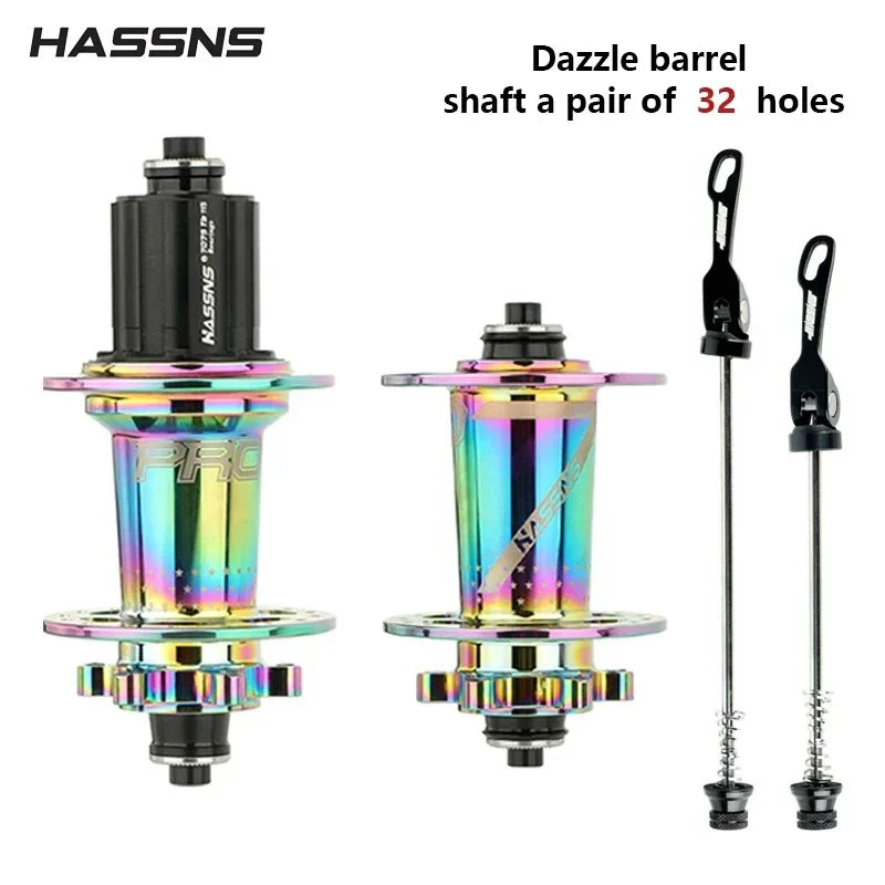 HASSNS Cube Pro 7 Cube Arc 32 36 Hole MTB Bearing Bike Rear Hub Quick Release 32H 36H Four Palin 7 8 9 10 11 12 Speed 6 Pawl Hub RISE DEFENSE SYSTEMS.AI PRODUCTS