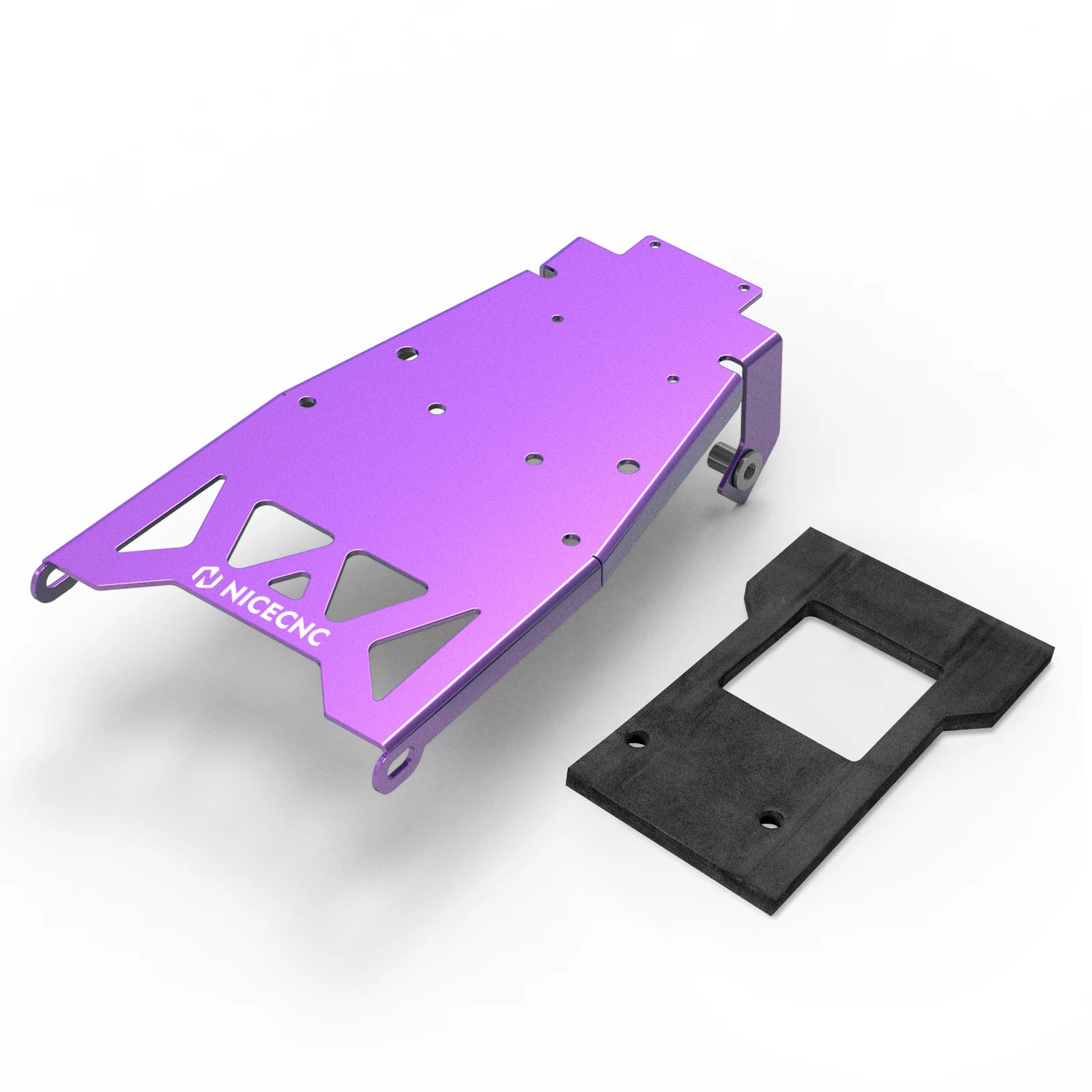 For Surron Light Bee X S L1E NICECNC Electric Dirt Bike Battery Compartment Guard Cover Front Plate Fender Controller Protector RISE DEFENSE SYSTEMS.AI PRODUCTS