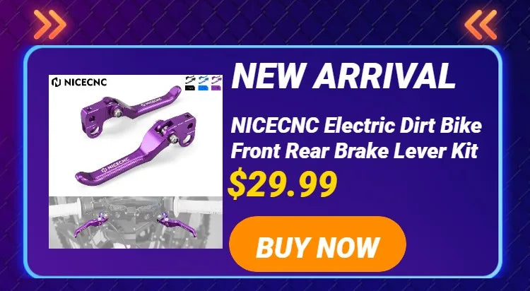 NICECNC For Surron Light Bee X S L1E Segway X160 X260 Surron Electric Dirt Bike Front Rear Brake Caliper Guard Cover Protector RISE DEFENSE SYSTEMS.AI PRODUCTS