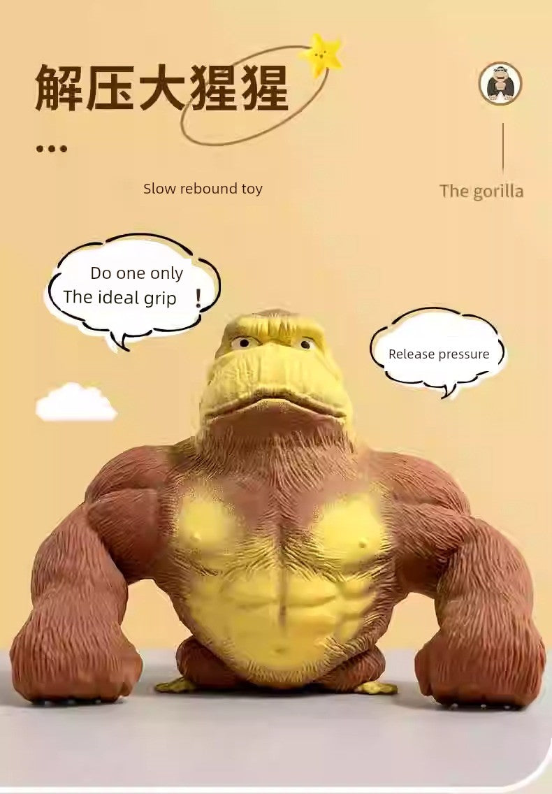 Internet Celebrity Funny Fun Pressing Vent Toy Gorilla RISE DEFENSE SYSTEMS.AI PRODUCTS