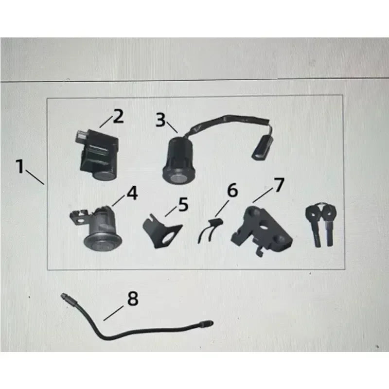 For SURRON Ultra Bee  Locks Full Bike Lock Three Sets of Locks for Ultra Bee Full Locks RISE DEFENSE SYSTEMS.AI PRODUCTS