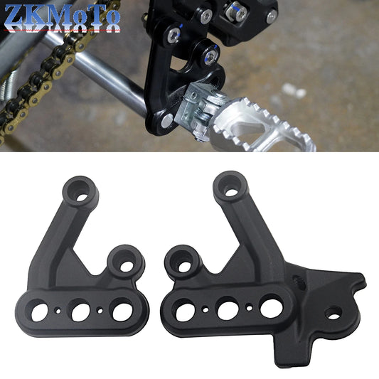 Electric Motorcycle Foot Pegs Rests Pedal Mount Support Bracket For Surron Light Bee X S Original Parts Motocross RISE DEFENSE SYSTEMS.AI PRODUCTS