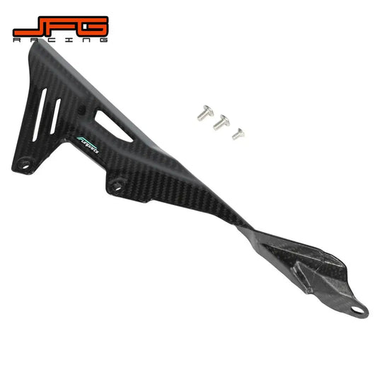 Motorcycle Funparts Chain Guard Cover Carbon Fiber Chain Protection For Surron Sur-Ron Lightbee Light Bee X S Dirt Pit Bike RISE DEFENSE SYSTEMS.AI PRODUCTS
