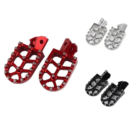 Motorcycle Footrest Footpegs Foot Pegs Rest Pedal For Sur Ron Surron Light Bee X S Off-Road Bike(Black) Accessories RISE DEFENSE SYSTEMS.AI PRODUCTS