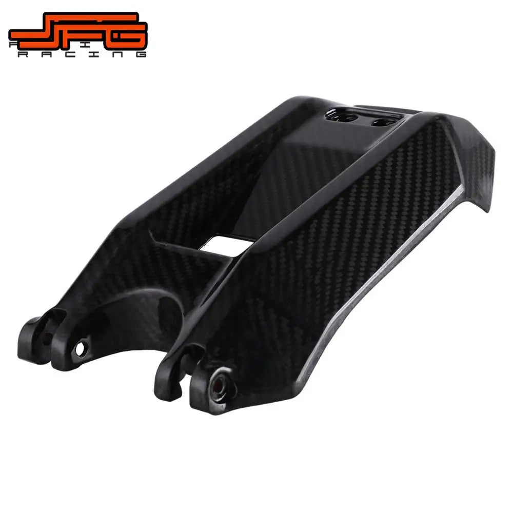Funparts Carbon Fiber Motorcycle Battery Compartment Cover Guard For Surron Sur-Ron Sur Ron Lightbee Light Bee X S L1E RISE DEFENSE SYSTEMS.AI PRODUCTS