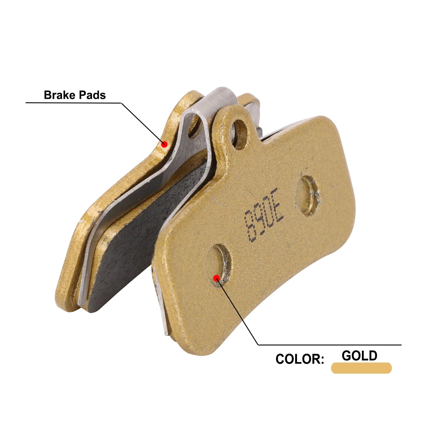 For Surron Original Disc Brake Pads Sintered Metal Brake Pad For Sur Ron Talaria Sting MX3 MX4 Light Bee Electric Bike E-Bikes RISE DEFENSE SYSTEMS.AI PRODUCTS