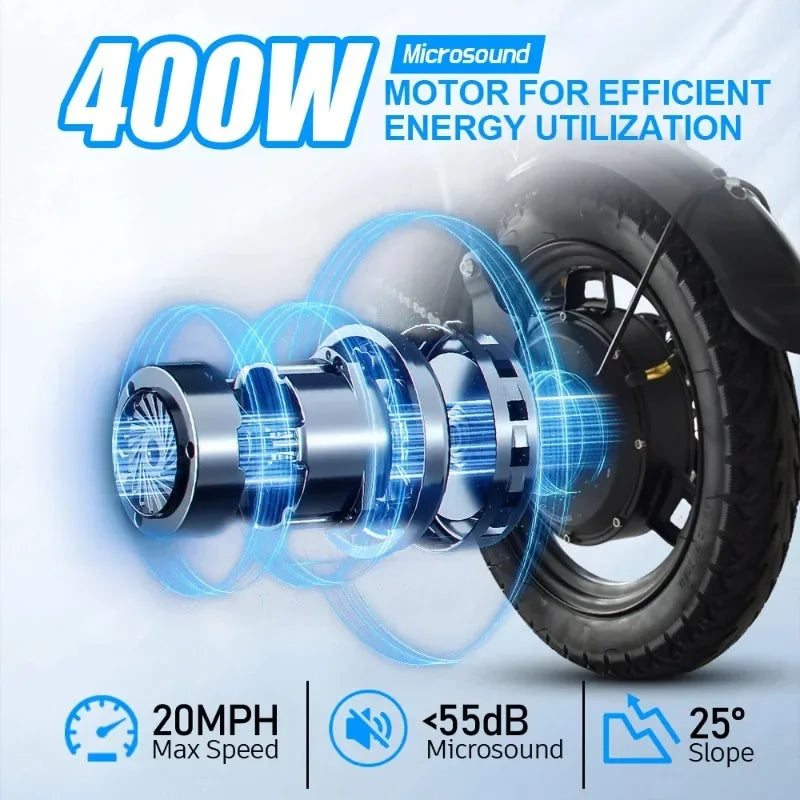 Electric Bike For Adults 600W Peak Motor, 20 Mph Folding Ebike, 14" Adults Electric Bicycles,3 Levels Assist,Multi-Shock Ebike, RISE DEFENSE SYSTEMS.AI PRODUCTS