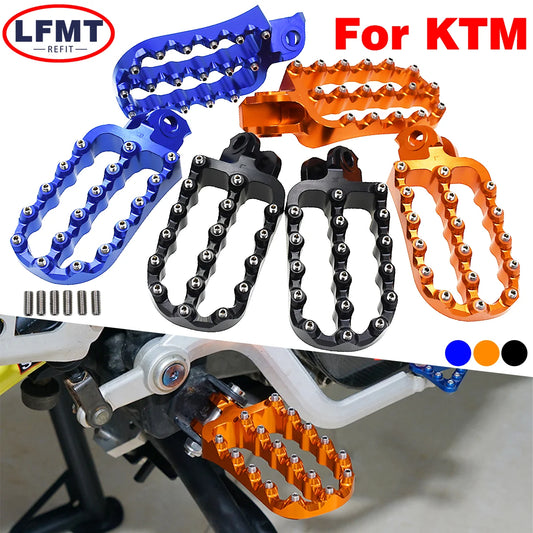 NEW 2023 CNC Forged Foot Pegs Pedals Rests For KTM 690 790 950 990 1090 1190 1290 Super Adventure R Supermoto R T Enduro SMC SMR RISE DEFENSE SYSTEMS.AI PRODUCTS