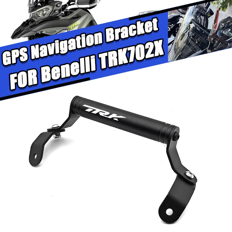For Benelli TRK702 TRK702X TRK 702 X 702X 2022 2023 2024 Motorcycle Mobile Phone Support Stand Holder GPS Navigation Bracket RISE DEFENSE SYSTEMS.AI PRODUCTS