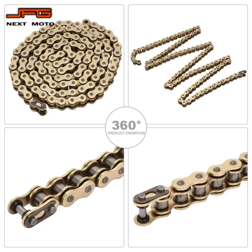 Chain 106L 112L 120L 128L Sprocket Wheel Chains For Sur-Ron Surron Light Bee X & Light Bee S Electric Dirt Bike Motorcycle RISE DEFENSE SYSTEMS.AI PRODUCTS