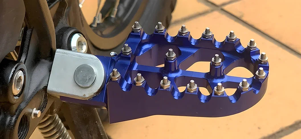 Motocross CNC Forge Footpegs Foot Pegs Rests Pedals For Surron Sur-Ron Light Bee X/S and Talaria Electric Dirt Bike Footrest RISE DEFENSE SYSTEMS.AI PRODUCTS