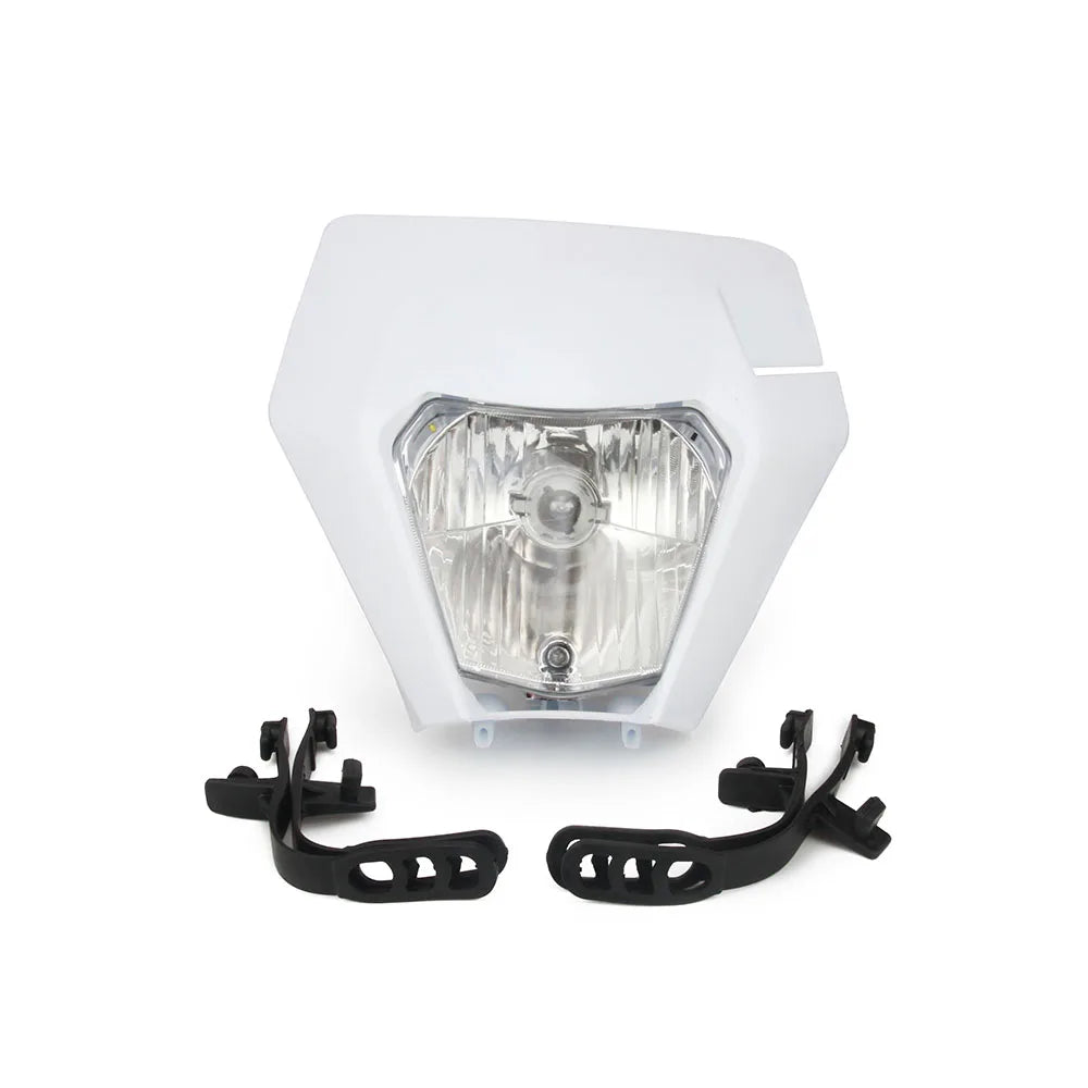 New 2017 Motorcycle Supermoto Universal Headlamp Headlight Light For KTM EXC EXCF SXF SX XC XCW XCF XCFW 125 150 250 350 450 530 RISE DEFENSE SYSTEMS.AI PRODUCTS