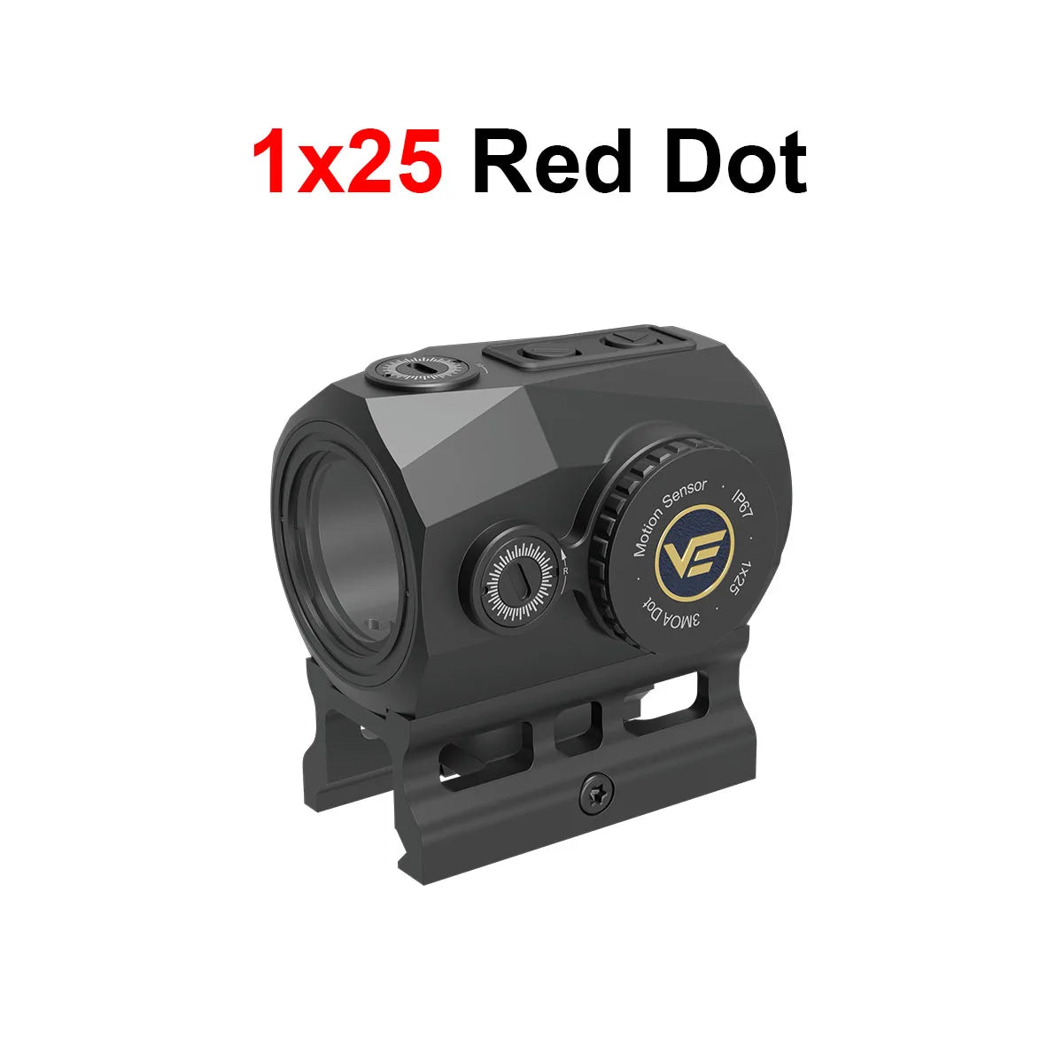 Vector Optics Scrapper 1x20 Ultra Compact Red Dot Sight 3MOA Dot With Motion Sensor IP67 Waterproof For AR Style Rifle RISE DEFENSE SYSTEMS.AI PRODUCTS