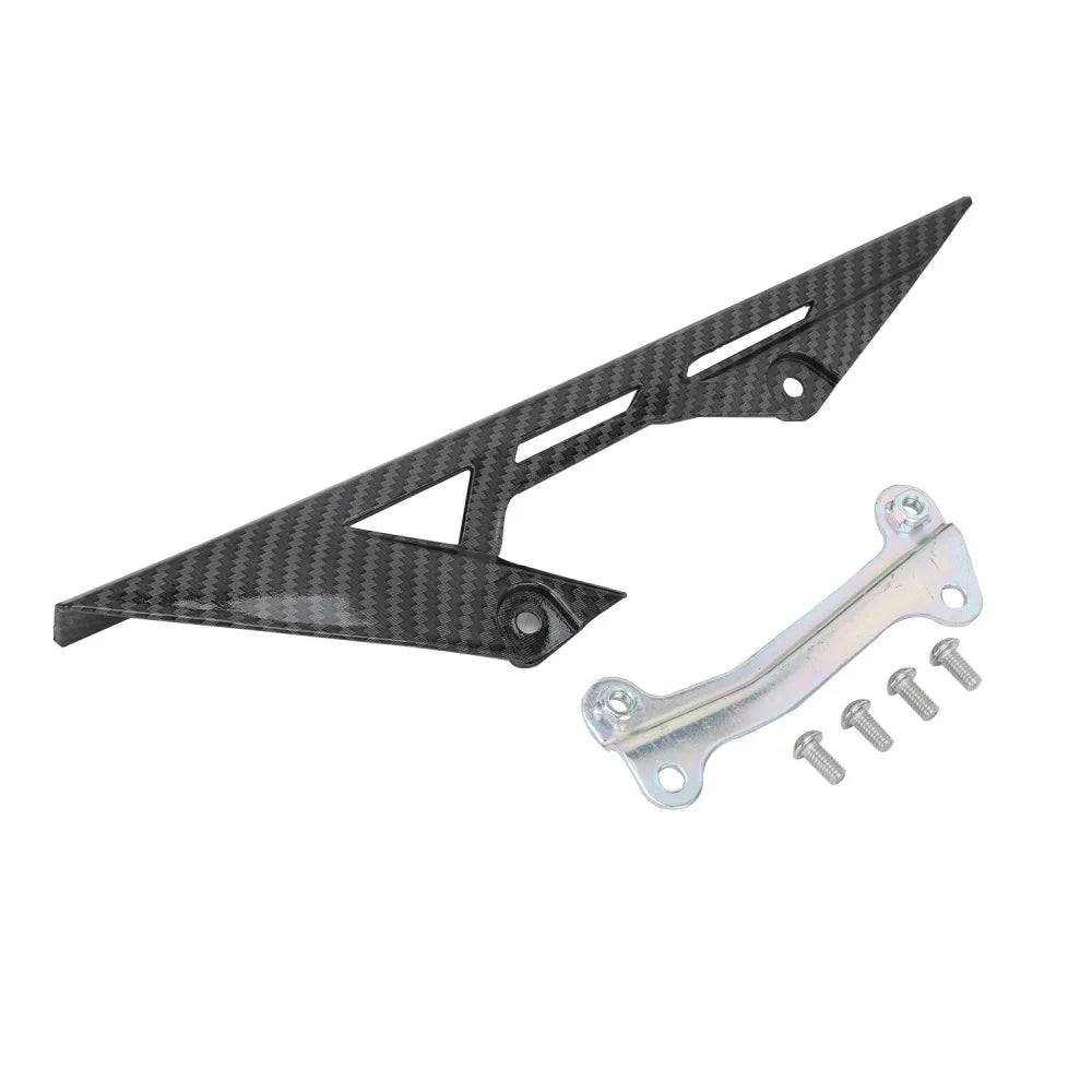 For Talaria Sting Mudguard Cover Kit Carbon Fiber Pattern Upgrade Accessories Battery Chain Engine Cover Set For Talaria MX3 MX4 RISE DEFENSE SYSTEMS.AI PRODUCTS