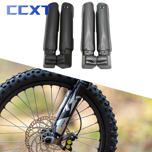 For Sur Ron KEE Surron Light Bee X/S Accessories Electric Bike Motocross Shock Absorber Fork Guards Plastic Protection Universal RISE DEFENSE SYSTEMS.AI PRODUCTS