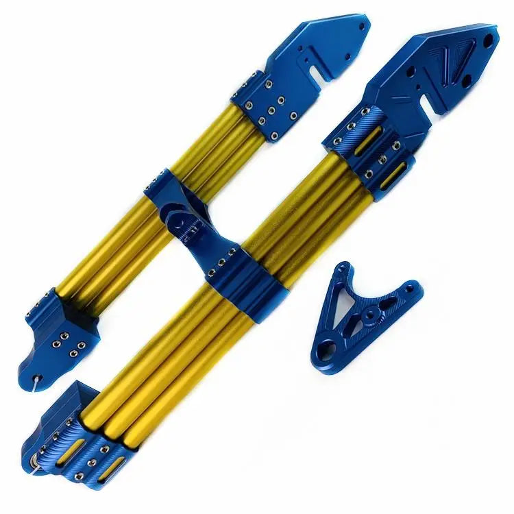 Electric Motorcycle Swing Arm New 3D CNC Adjustable 3-tube Water Pipe Rear Flat Fork Universal For M3 M5 M6 Little Monkey Modify RISE DEFENSE SYSTEMS.AI PRODUCTS