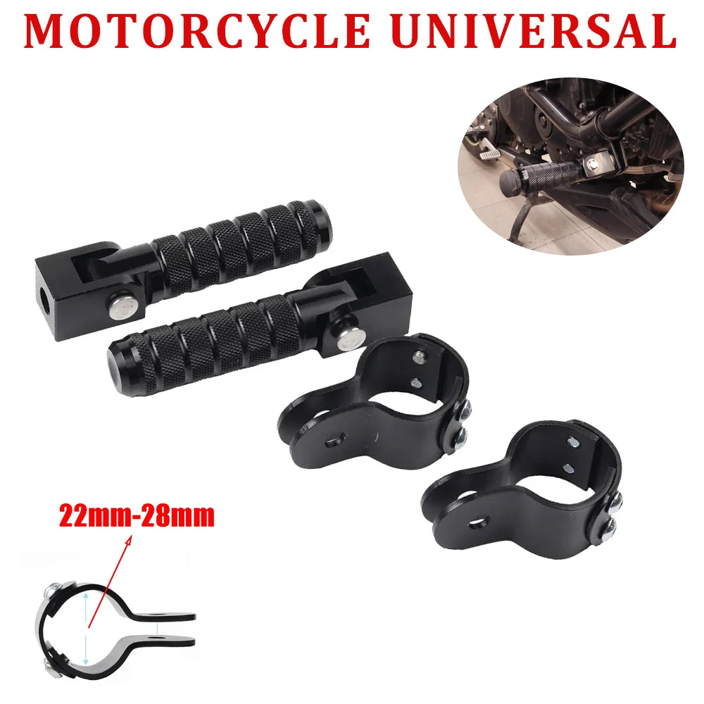 1Pair Motorcycle Universal Pedals Folded Footrest Footpeg Motorcycles Mopeds,, Scooters,Bicycle For Kawasaki Versys 650 1000 RISE DEFENSE SYSTEMS.AI PRODUCTS