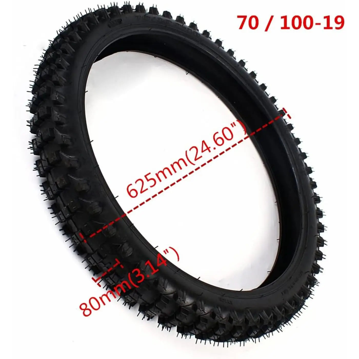 Front Tire Set 70\/100-19 Iatable And Inner Tube For Most Dirt Pit Bikes 50CC Up To 150CC Motocross RISE DEFENSE SYSTEMS.AI PRODUCTS