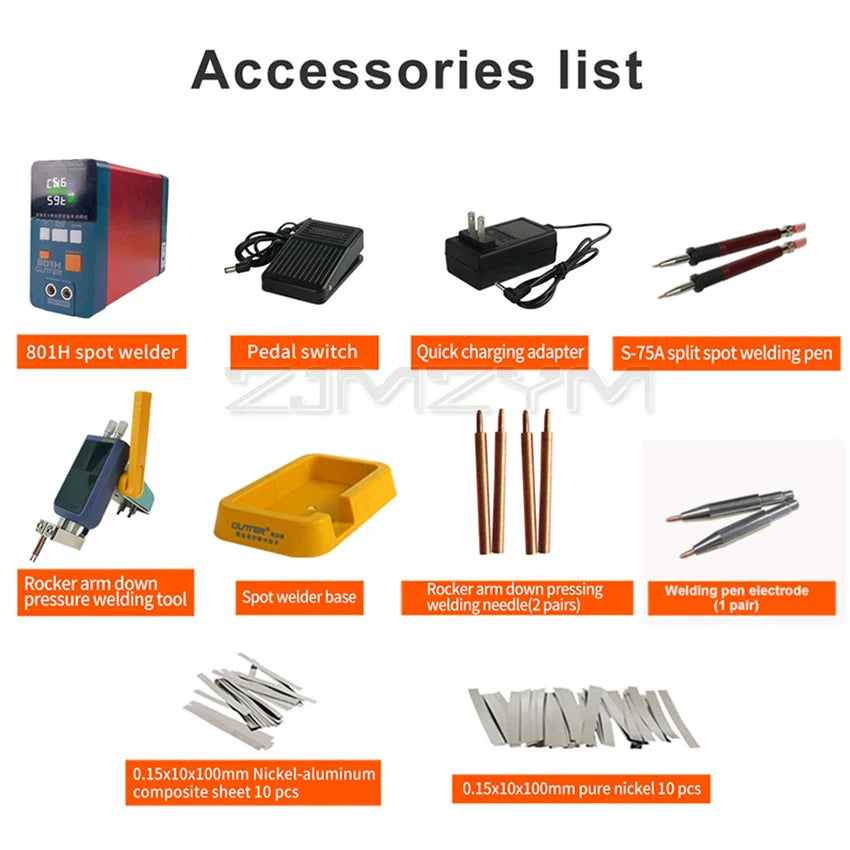 801H Spot Welding Machine 21KW 3500A Pulse Butt Welder 110-240V Power Battery Aluminum Nickel Single Battery Spot Welder RISE DEFENSE SYSTEMS.AI PRODUCTS