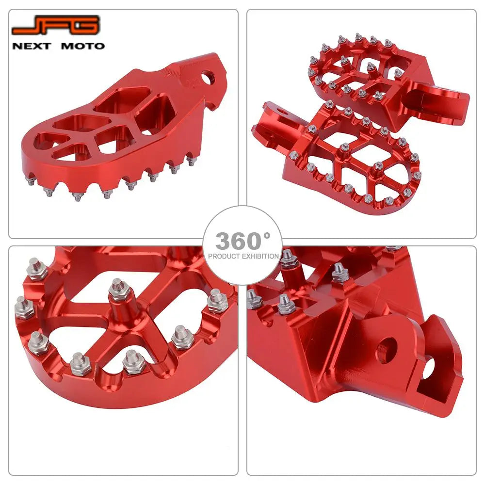 Motorcycle CNC Foot Pegs Rests Footpeg Rests Pedals For TALARIA Sur Ron Light Bee X/S For Honda CRF150F/230F Electric Dirt Bike RISE DEFENSE SYSTEMS.AI PRODUCTS