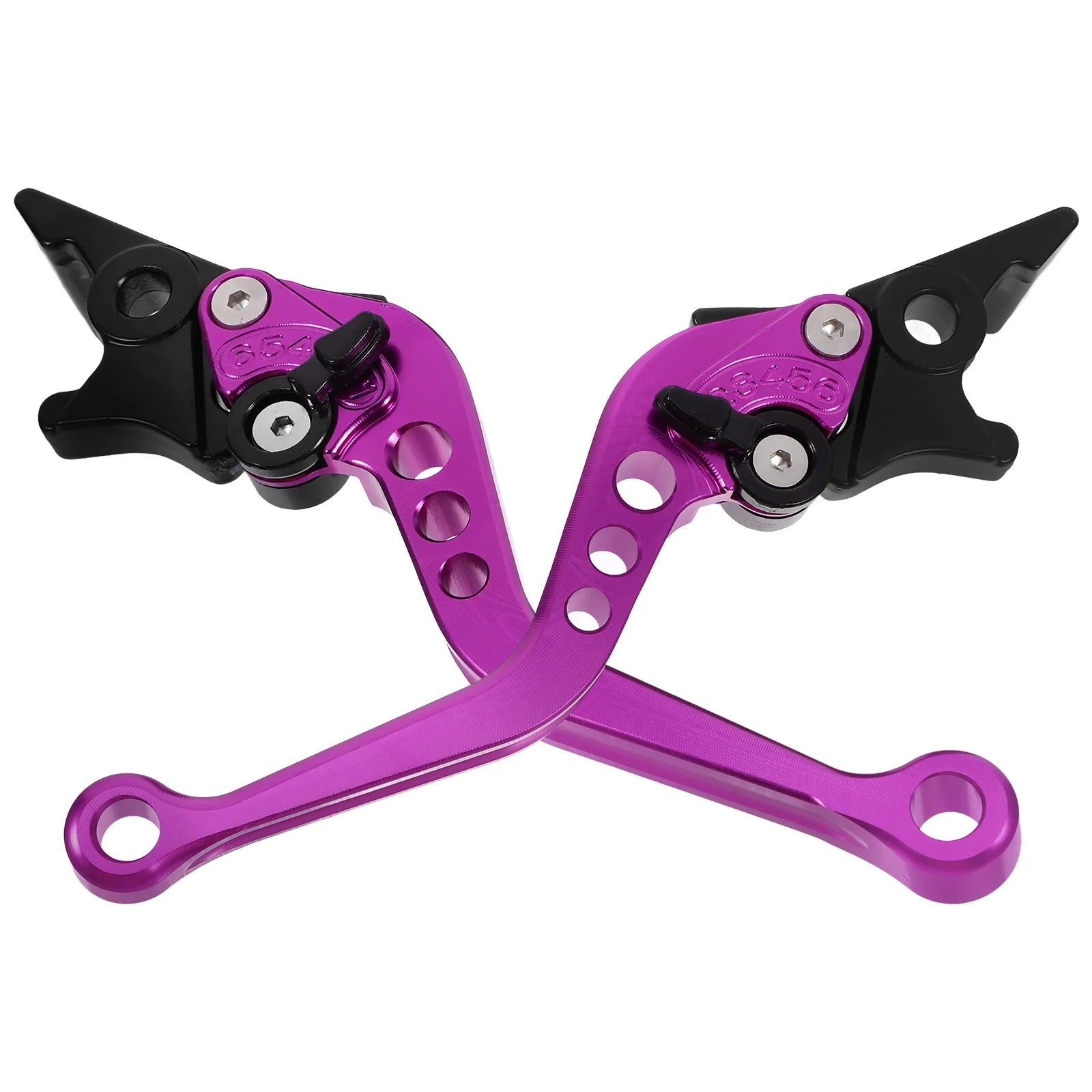 Motorcycle Lever Brake Handle Handlebar Clutch Purple Aluminum Alloy Replacements RISE DEFENSE SYSTEMS.AI PRODUCTS