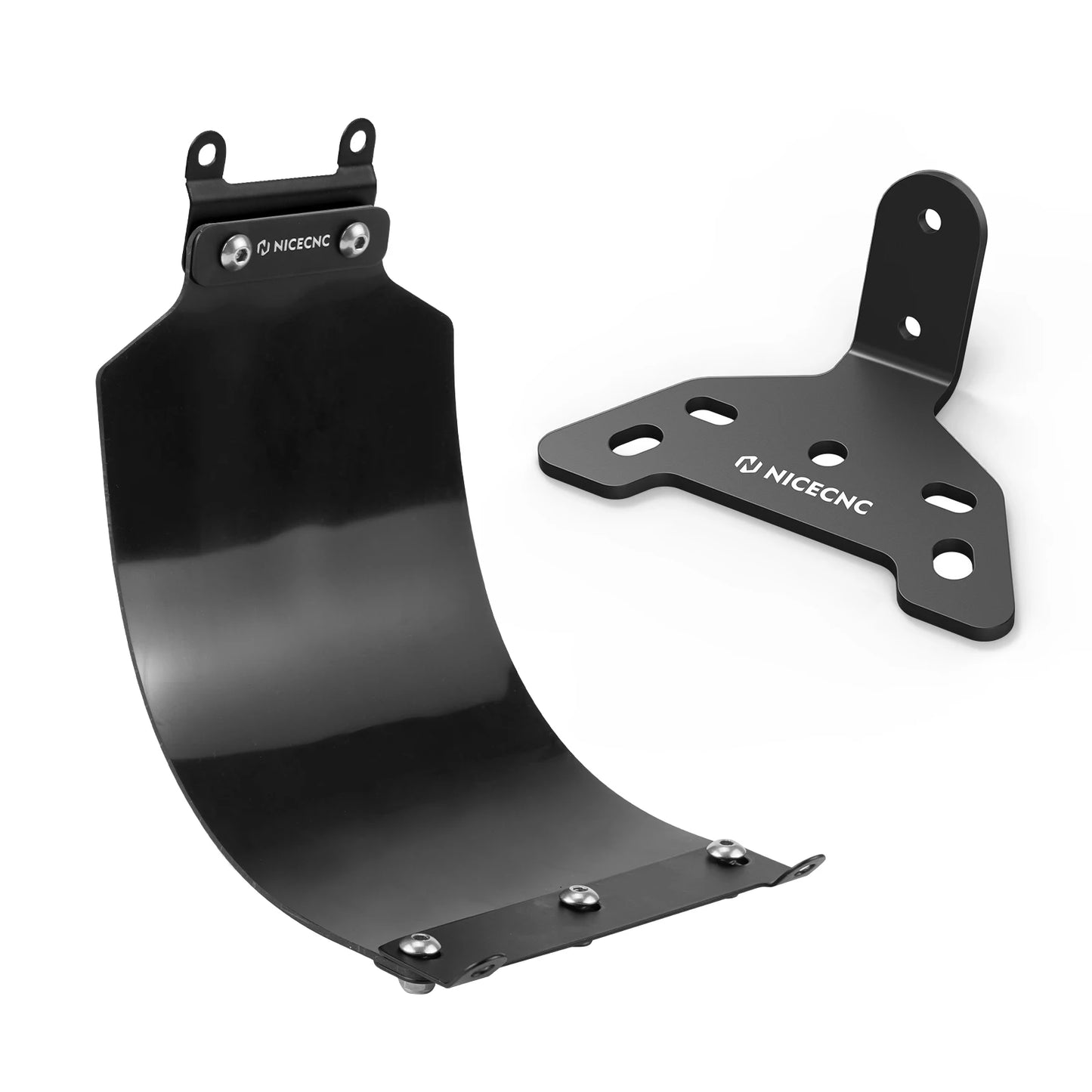 NICECNC For Surron Light Bee X S L1E Rear Shock Fender Mud Guard Dust Cover Licence Plate Holder Tail Light Mounting Bracket Kit RISE DEFENSE SYSTEMS.AI PRODUCTS