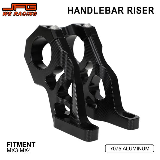 For Talaria Handle Bar Riser Mount CNC Handlebar Bracket Aluminum For Talaria Sting MX3 MX4 Electric Bike Motorcycle Accessories RISE DEFENSE SYSTEMS.AI PRODUCTS