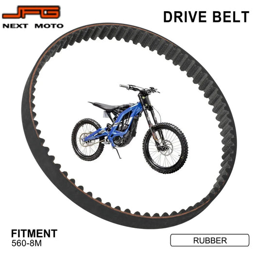 Motorcycle Drive belt 8M 560 Original Transmission Belt For Sur-Ron Surron Light Bee S/X Electric Dirt Bike Replacement RISE DEFENSE SYSTEMS.AI PRODUCTS