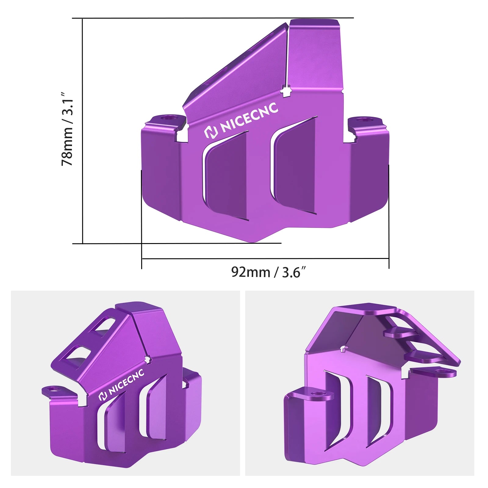 NICECNC For Surron Light Bee X S L1E Segway X160 X260 Surron Electric Dirt Bike Front Rear Brake Caliper Guard Cover Protector RISE DEFENSE SYSTEMS.AI PRODUCTS