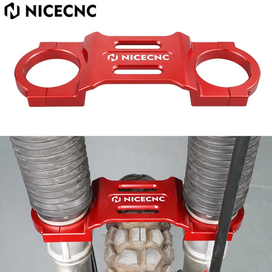 For Honda XR650L XR 650L 1993-2024 2023 2022 2021 NICECNC Dirt Bike Front Fork Brace Stabilizer Aluminum Motorcycle Accessories RISE DEFENSE SYSTEMS.AI PRODUCTS