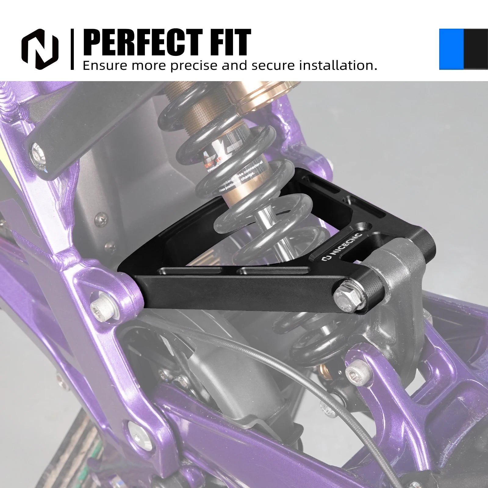 Reinforced Shock-absorbing Triangle Bracket & Rear Suspension Linkage For SUR-RON Surron light bee X/ S/ L1E Segway X160 X260 RISE DEFENSE SYSTEMS.AI PRODUCTS