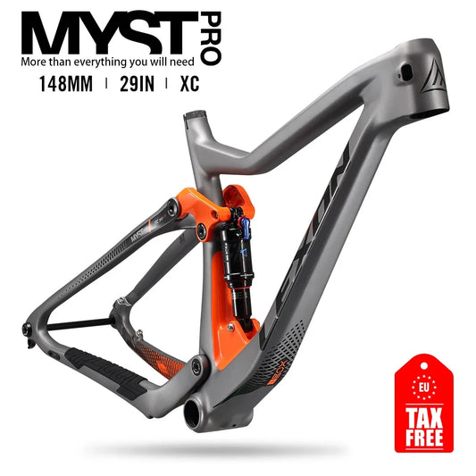 2024 LEXON Bicycle Frame XC TRIAL Cross country  Carbon Mountain Bike Full Suspension 29er Boost frameset ROCKSHOX DNM Parts RISE DEFENSE SYSTEMS.AI PRODUCTS