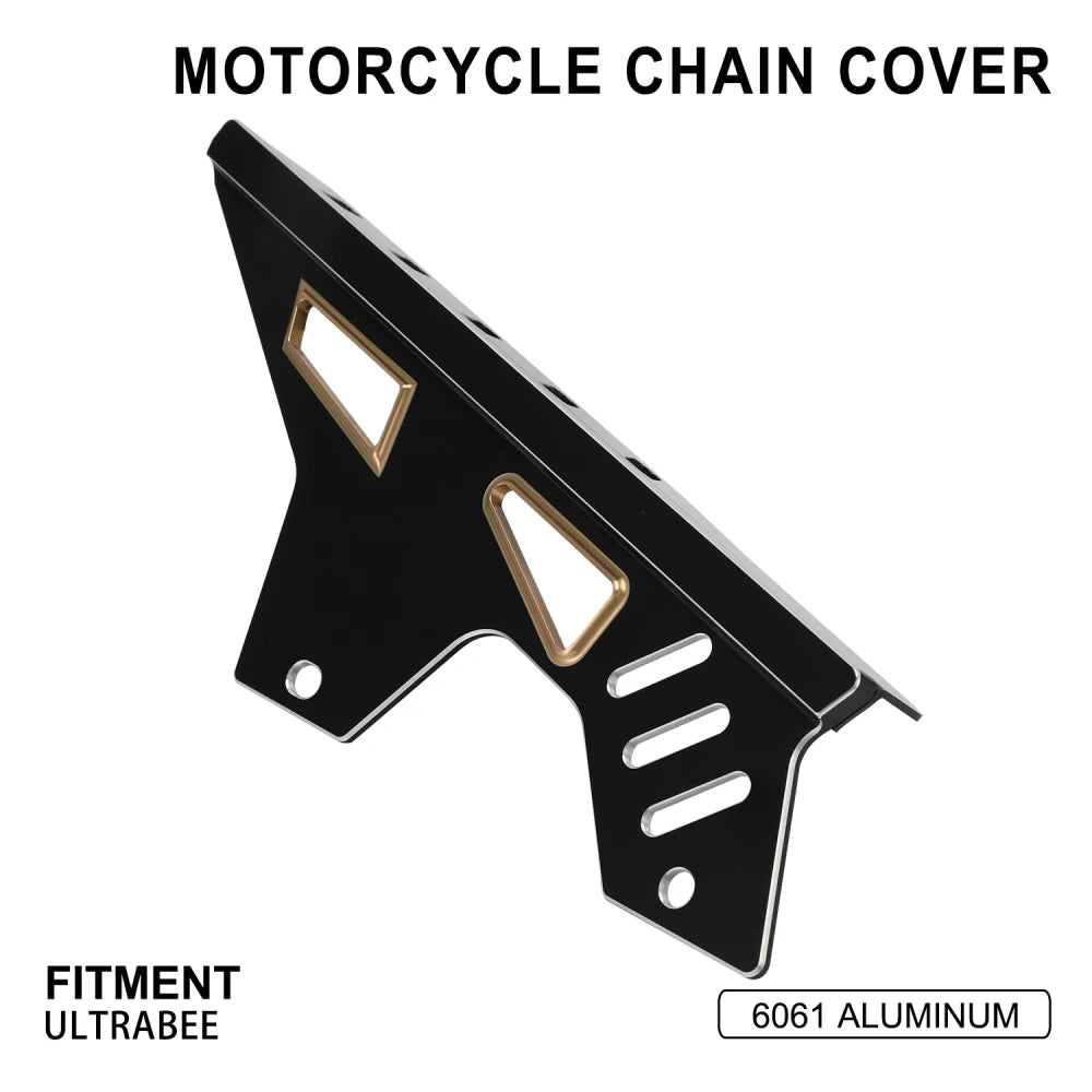 For SURRON Ultra Bee Motorcycle Sprocket Chain Cover Guard Upper Lower Electric Off-Road Accessories Aluminum Protective Devices RISE DEFENSE SYSTEMS.AI PRODUCTS