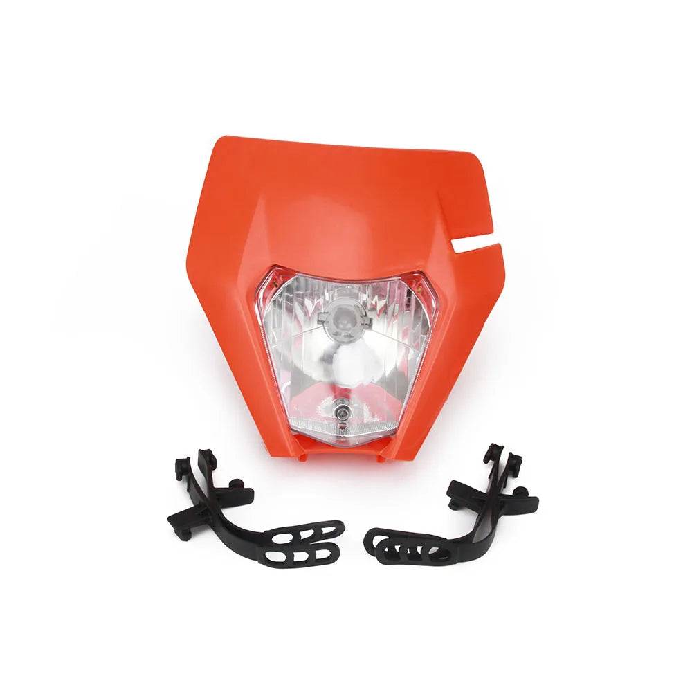 New 2017 Motorcycle Supermoto Universal Headlamp Headlight Light For KTM EXC EXCF SXF SX XC XCW XCF XCFW 125 150 250 350 450 530 RISE DEFENSE SYSTEMS.AI PRODUCTS
