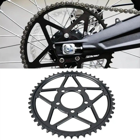 Anodized Billet 48T Racing Sprocket For Sur Ron Segway X160 X260 48 Tooth Rear Sprocket RISE DEFENSE SYSTEMS.AI PRODUCTS