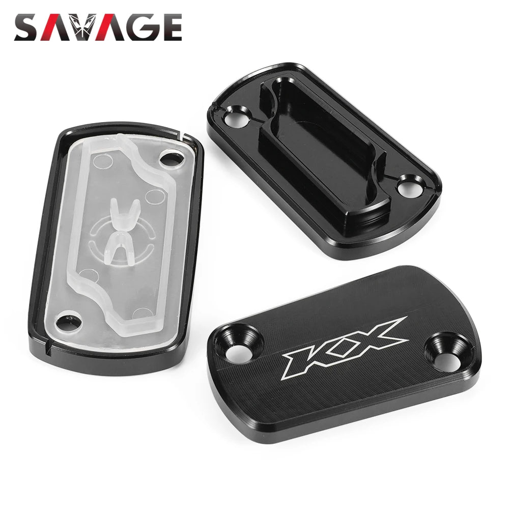 Front Brake Clutch Reservoir Covers For KAWASAKI KX450 2019-2023 KX250 2021 Motorcycle Rear Brake Fluid Cylinder Cap KX 250 450 RISE DEFENSE SYSTEMS.AI PRODUCTS