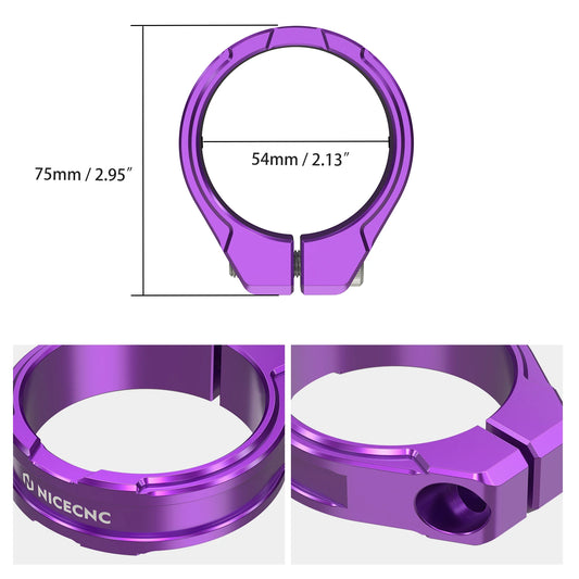 NICECNC For Surron Light Bee X S L1E Segway X160 X260 Electric Dirt Bike Reinforced Head Tube Frame Brace Aluminum Frame Clamp RISE DEFENSE SYSTEMS.AI PRODUCTS