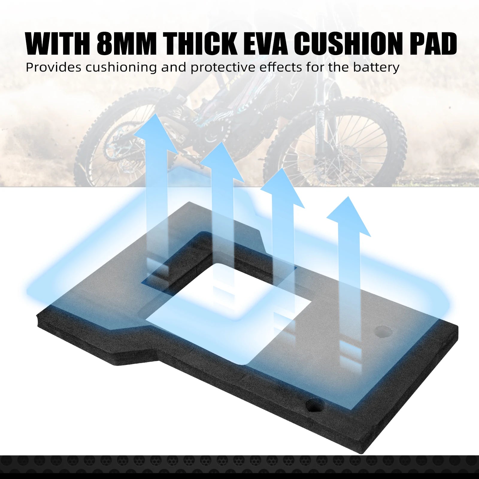 For Surron Light Bee X S L1E NICECNC Electric Dirt Bike Battery Compartment Guard Cover Front Plate Fender Controller Protector RISE DEFENSE SYSTEMS.AI PRODUCTS