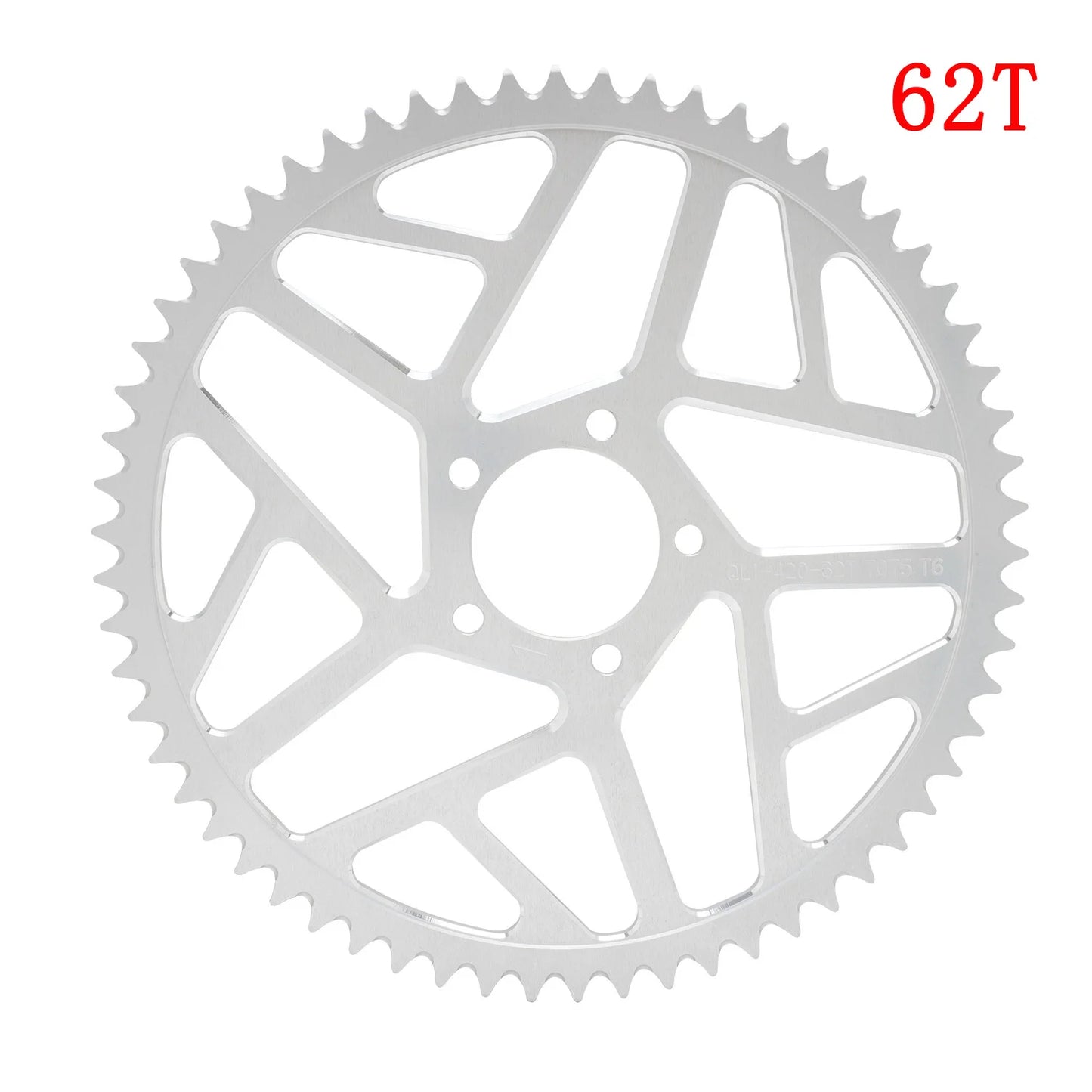 Motorcycle 7075 Aviation Aluminum Alloy 58T 62T Chain Sprocket For Sur Ron Surron Lightbee S X Segway X160 X260 Talaria Sting RISE DEFENSE SYSTEMS.AI PRODUCTS