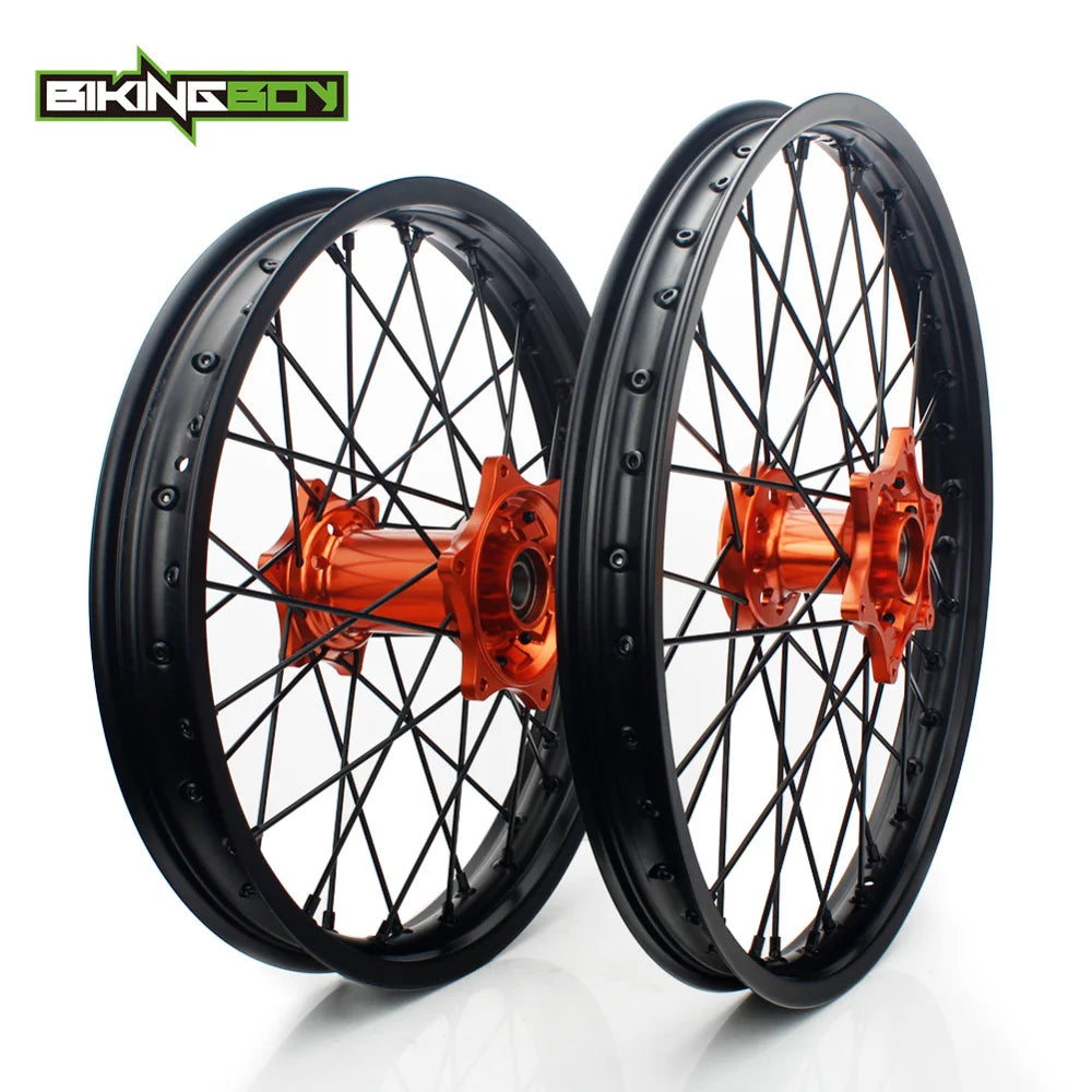BIKINGBOY 21" 19" / 18" Wheel Rim Hub For KTM 125-540 250 300 350 400 450 500 525 EXC MXC SXF GS SX XC F W SXS SX For Husqvarna RISE DEFENSE SYSTEMS.AI PRODUCTS